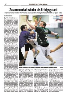 Handball aktuell Seite 6