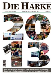 Jahresr&uuml;ckblick vom 31.12.2013