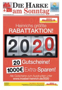 DIE HARKE am Sonntag 29.12.2019