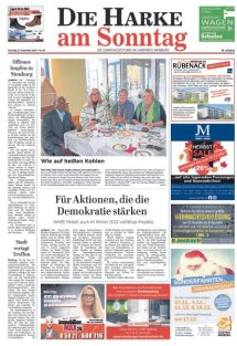 DIE HARKE am Sonntag 12.12.2021