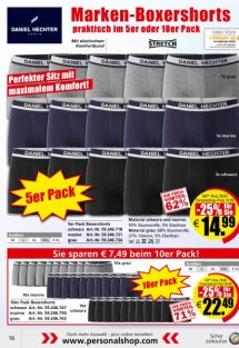 Personalshop Seite 16