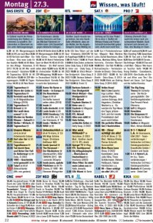 rtv Fernsehbeilage Seite 22
