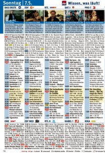rtv Fernsehbeilage Seite 16