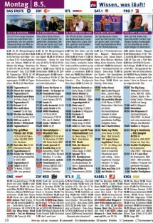 rtv Fernsehbeilage Seite 20