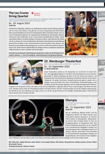 Das Theater- und Konzertprogramm Seite 5