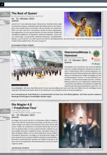 Das Theater- und Konzertprogramm Seite 8