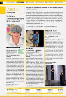 Das Theater- und Konzertprogramm Seite 38