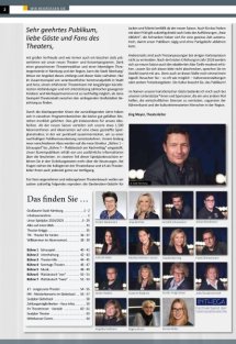 Das Theater- und Konzertprogramm Seite 4