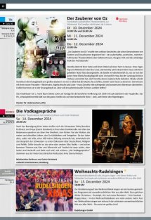 Das Theater- und Konzertprogramm Seite 14