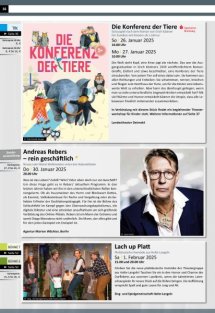 Das Theater- und Konzertprogramm Seite 18