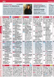 prisma Fernsehmagazin Seite 20